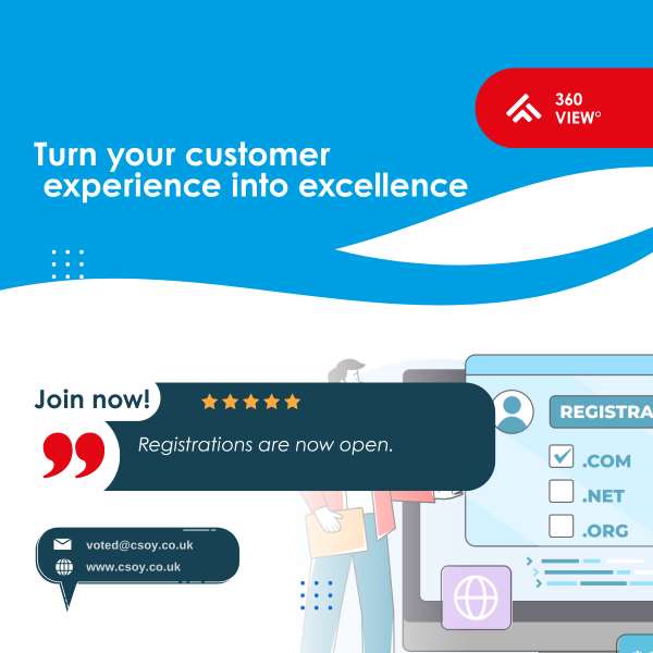 Registrations are now open for Voted Customer Service of the Year UK.